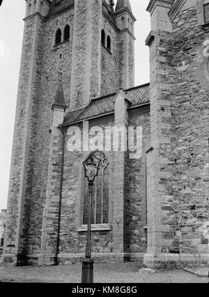 Mariestads Domkyrka est une cathédrale historique située à Mariestad, en Suède, connue pour sa beauté architecturale et son importance pour la communauté religieuse locale. Banque D'Images