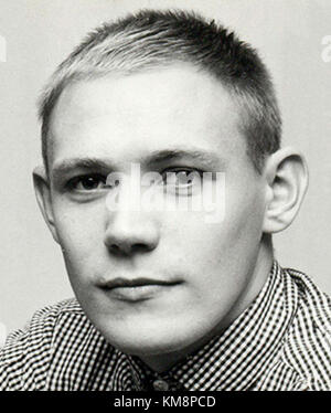 Photographie de Mats Svensson, un skieur de fond suédois représentant le SOK (Comité olympique suédois), capturée lors d'une compétition. Banque D'Images