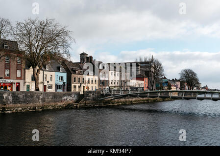 Riverside de Cork. Banque D'Images