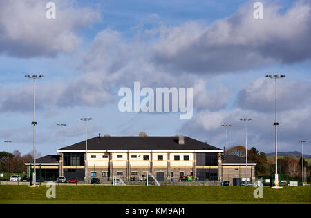 Kendal Rugby Union Football Club Club-house. Pont de menthe, Kendal, Cumbria, Angleterre, Royaume-Uni, Europe. Banque D'Images