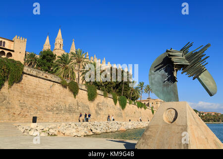 Parc del mar, Palma de Mallorca, Majorque, Espagne, îles belearic, Europe Banque D'Images