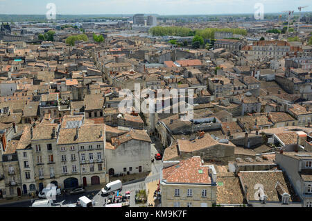 Les yeux de l'oiseau vue de la ville bordeaux Banque D'Images