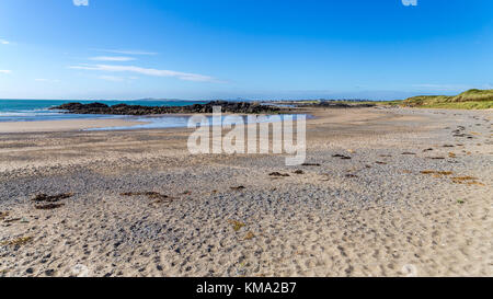 Plage de Porth Nobla, près de conseil informatique, de l'île d'Anglesey, au Pays de Galles, Royaume-Uni Banque D'Images