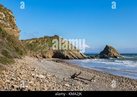 Monkstone plage, entre Tenby et Saundersfoot, Pembrokeshire, Pays de Galles, Royaume-Uni Banque D'Images