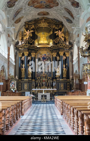 Basilique de wilten, Innsbruck, Autriche Banque D'Images