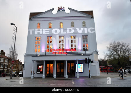 Le Old Vic montrant Christmas Carol avec Rhys Ifans photo par Gavin Rodgers/ Pixel8000 Banque D'Images