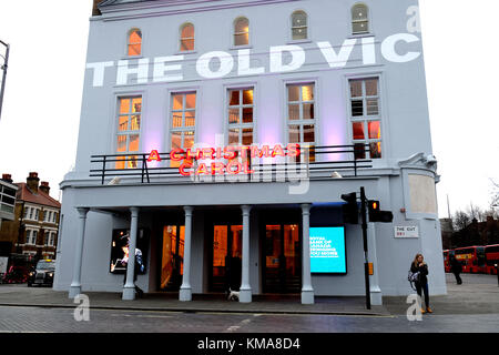 Le Old Vic montrant Christmas Carol avec Rhys Ifans photo par Gavin Rodgers/ Pixel8000 Banque D'Images