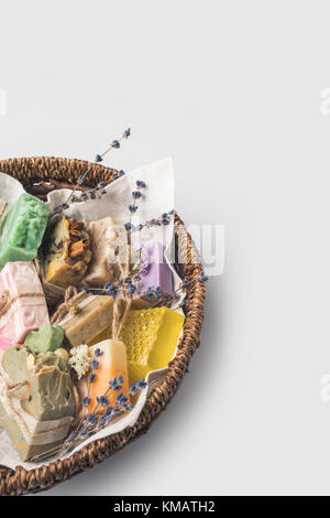 Savon artisanal différents Banque D'Images