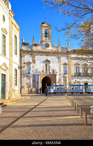 Arco da Vila, Faro, Algarve de l'Est, Algarve, Portugal, Europe Banque D'Images