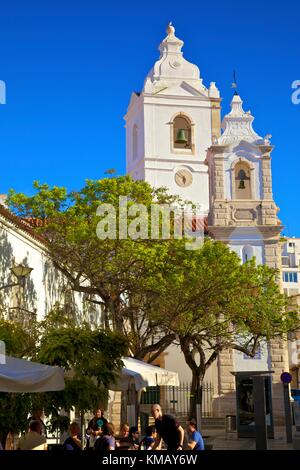 Igreja de Santo Antonio, Lagos, dans l'ouest de l'Algarve, Algarve, Portugal, Europe Banque D'Images