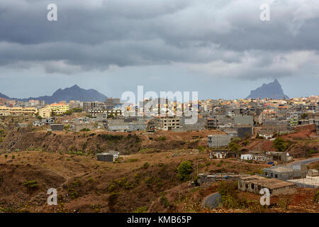 Assomada (Somada), Santiago, Cap-Vert (Cabo Verde), l'Afrique Banque D'Images