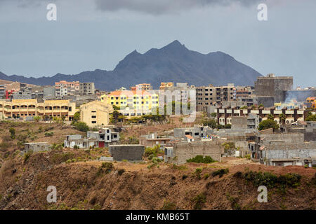 Assomada (Somada), Santiago, Cap-Vert (Cabo Verde), l'Afrique Banque D'Images