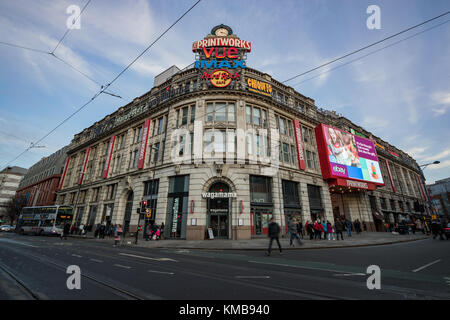 Lieu de divertissement Printworks, Corporation Street, Withy Grove, Manchester, England UK Banque D'Images