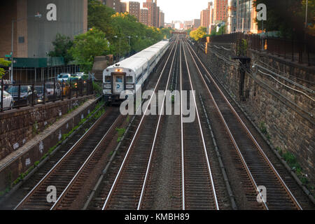 Les stations de métro de New York à Manhattan Banque D'Images