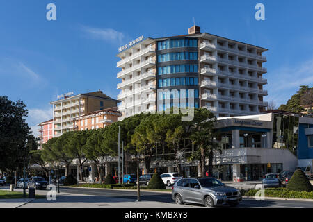 Hôtel Riviera et l'hôtel Slovenija, top-class hotels à Portoroz, Slovénie Banque D'Images