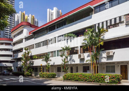 Tiong Bahru Housing Estate, Singapore Banque D'Images