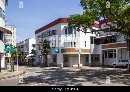 Tiong Bahru Housing Estate, Singapore Banque D'Images