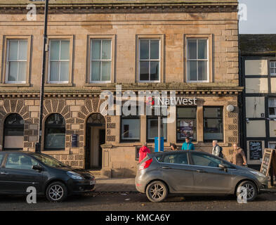 La direction de Barnard Castle la National Westminster Bank, l'une des branches 197 prévue pour la clôture en mai 2018. Photo prise Décembre 2017 Banque D'Images