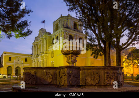 Église La Merced | Antigua | Guatemala Banque D'Images