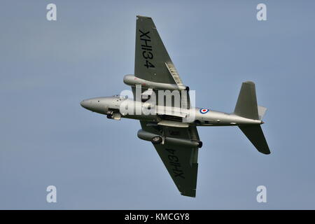 English Electric Canberra PR9 xh134 à l'air show 2014 d'abingdon, uk Banque D'Images