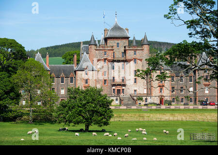 Thirlestane castle, Lauder, Berwickshire, Scottish Borders, Scotland, UK Banque D'Images