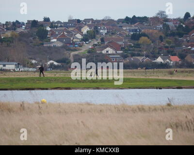 Sheerness, Kent, UK. 6e Dec 2017. Météo France : un ciel couvert matin à Sheerness. Credit : James Bell/Alamy Live News Banque D'Images