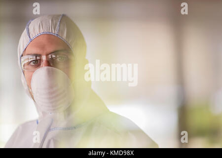 Portrait scientifique en costume propre Banque D'Images