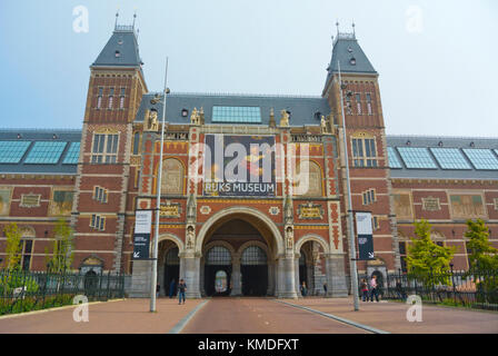 Rijksmuseum, Amsterdam, Amsterdam, Pays-Bas Banque D'Images