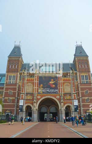 Rijksmuseum, Amsterdam, Amsterdam, Pays-Bas Banque D'Images