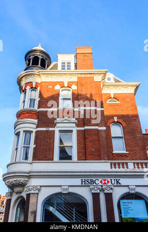 La banque HSBC, Muswell Hill Broadway, Londres, UK Banque D'Images