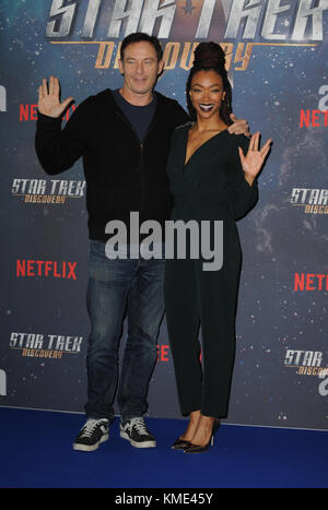 "Star Trek Discovery" projection spéciale de fan de la saison 1 épisode 8 à 30 Millbank London avec : Sonequa Martin-Green, Jason Isaacs où : Londres, Royaume-Uni quand : 05 Nov 2017 crédit : WENN.com Banque D'Images