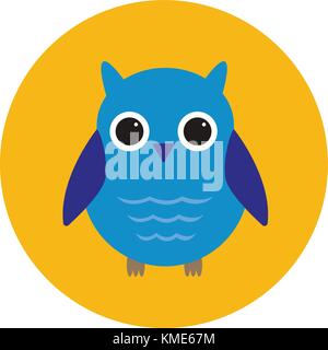 Chouette Cartoon vector illustration Illustration de Vecteur