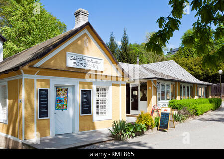 Klasicistni zamek Kozel un parc (narodni kulturni pamatka), Plzensky kraj, Ceska republika / château de Kozel, région de Pilsen, République tchèque Banque D'Images