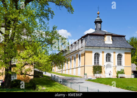 Klasicistni zamek Kozel un parc (narodni kulturni pamatka), Plzensky kraj, Ceska republika / château de Kozel, région de Pilsen, République tchèque Banque D'Images