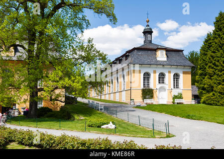 Klasicistni zamek Kozel un parc (narodni kulturni pamatka), Plzensky kraj, Ceska republika / château de Kozel, région de Pilsen, République tchèque Banque D'Images