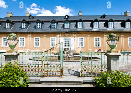 Klasicistni zamek Kozel un parc (narodni kulturni pamatka), Plzensky kraj, Ceska republika / château de Kozel, région de Pilsen, République tchèque Banque D'Images