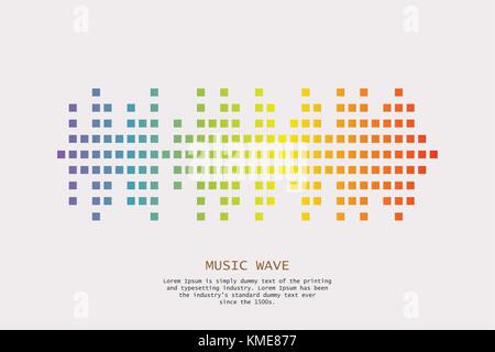 Lecteur de musique d'impulsions. Illustration de Vecteur