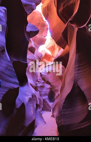 Lower Antelope Canyon en Arizona Banque D'Images