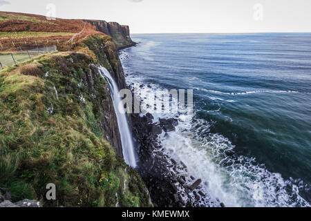 Kilt Rock, Ile de Skye, Ecosse Banque D'Images