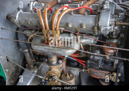 Moteur, Aston Martin lame de rasoir 1500cc 1923, de Havilland en aluminium, Goodwood Revival, Historic motor racing Banque D'Images