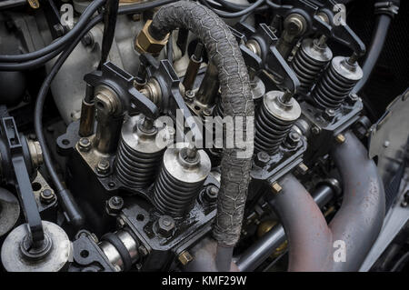 Delage DH V12, 1923, Goodwood Revival, course de moto Historique Banque D'Images