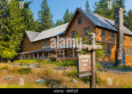 Parc national dans le quartier historique de Longmire de Mt. Parc national Rainier dans l'État de Washington aux États-Unis Banque D'Images