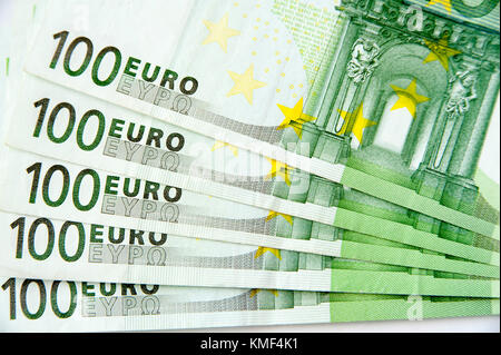 La devise de l'UE - une centaine d'euros (100 euros) © Wojciech Strozyk / Alamy Stock Photo Banque D'Images