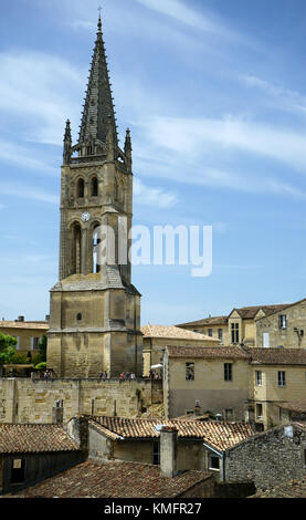 Tour de la Basilique Saint Michel, Bordeaux, Gironde, France Banque D'Images