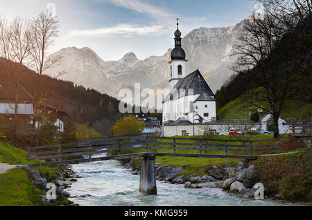 Pfarrkirche st. Sebastian, Bayern, Deutschland Banque D'Images