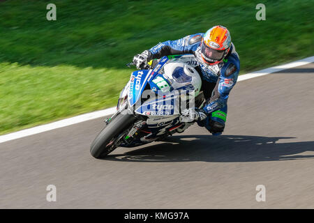 Round 8 de la British Superbike Championship à Cadwell Park dans le Lincolnshire en août 2017 Banque D'Images