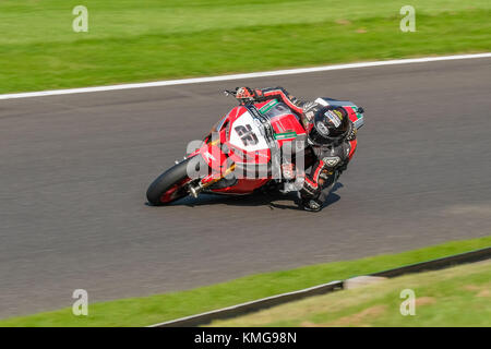 Round 8 de la British Superbike Championship à Cadwell Park dans le Lincolnshire en août 2017 Banque D'Images