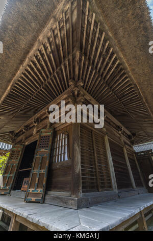 Kaikibyo ou mausolée du patron de l'engaku-ji temple bouddhiste zen temple dédié à mécène hoji tokimune, rebuildt en 1822. Kamakura, Kanagawa, Japon Banque D'Images