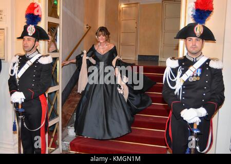 Milan, Italie. 07Th dec 2017. milan. Les arrivées à la première de la scala de la photo : dvora ancona : crédit photo agency indépendante/Alamy live news Banque D'Images