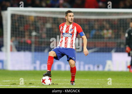 Madrid, Espagne. 29 novembre 2017. Koke (Atletico) Football/Football : Espagnol 'Copa del Rey' match entre l'Atletico de Madrid 3-0 Elche CF au stade Wanda Metropolitano de Madrid, Espagne . Crédit : Mutsu Kawamori/AFLO/Alamy Live News Banque D'Images